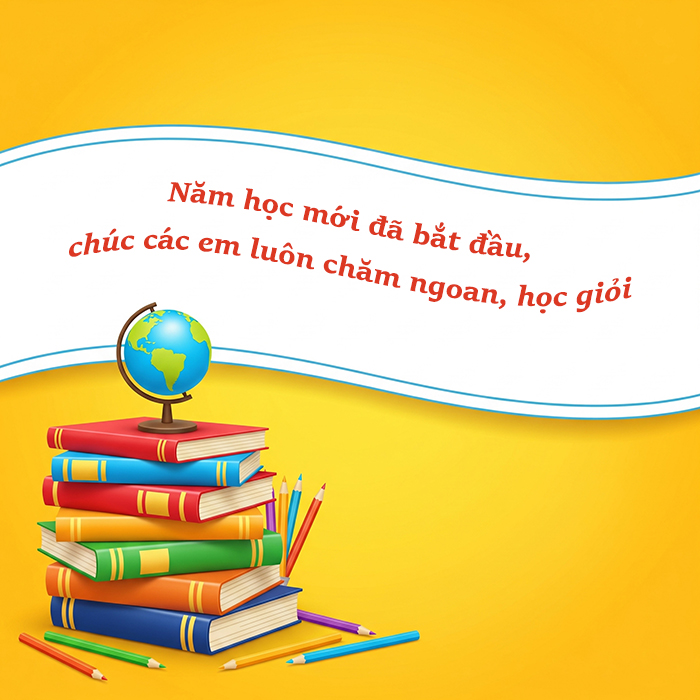 Mẫu thiệp chúc mừng khai giảng đẹp nhất