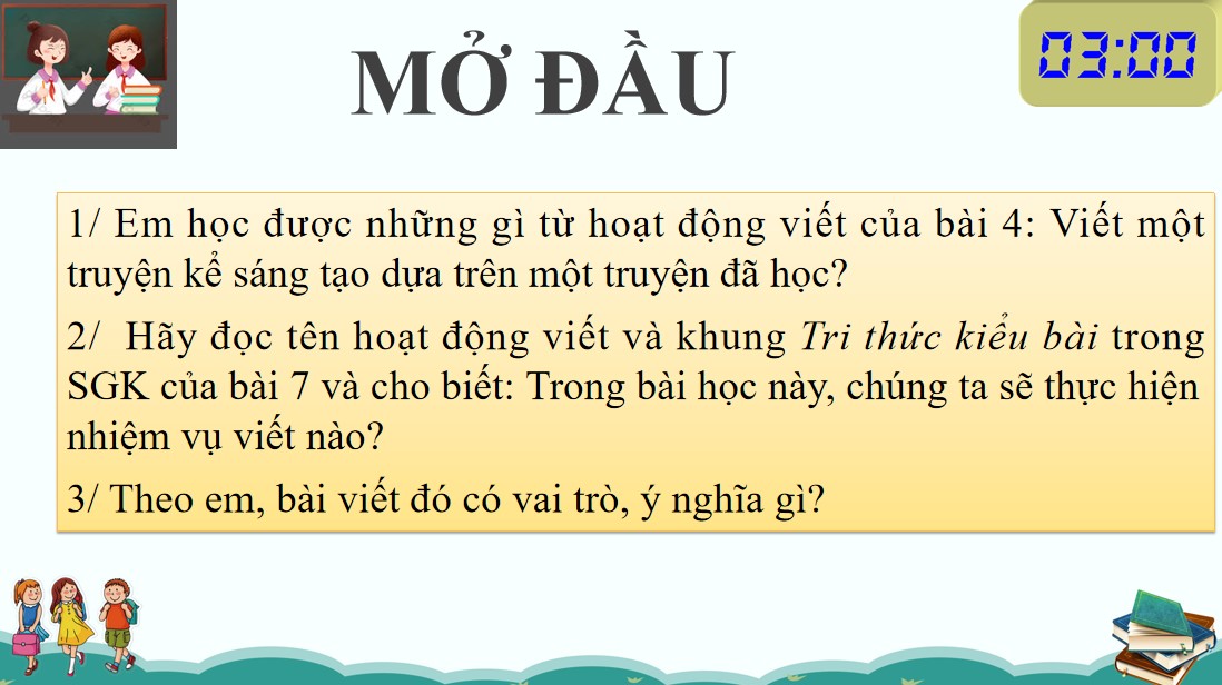 Giáo án điện tử Ngữ văn 9 CTST Bài Viết một truyện kể sáng tạo