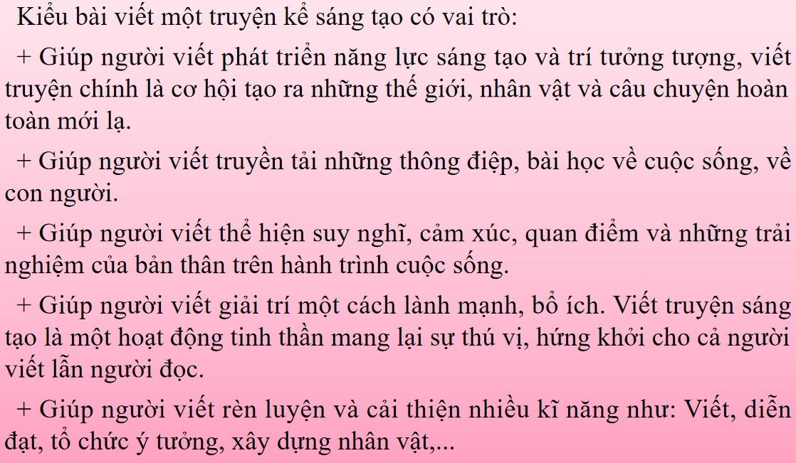 Giáo án điện tử Ngữ văn 9 CTST Bài Viết một truyện kể sáng tạo