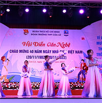  Giáo án sinh hoạt dưới cờ lớp 1 tuần 11 chủ đề: Hội diễn văn nghệ chào mừng 20/11