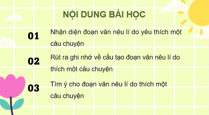PowerPoint Viết đoạn văn nêu lí do thích một câu chuyện