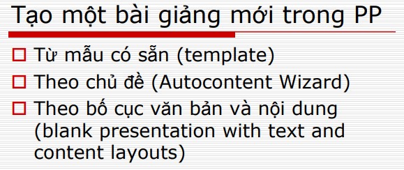 Hướng dẫn tạo một bài giảng sử dụng PowerPoint