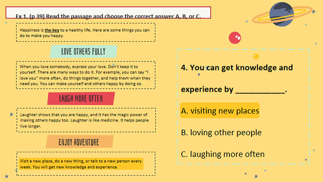 Tiếng Anh 7 Review 1: Skills