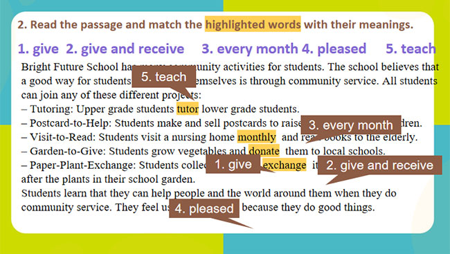 Tiếng Anh 7 Unit 3: Skills 1