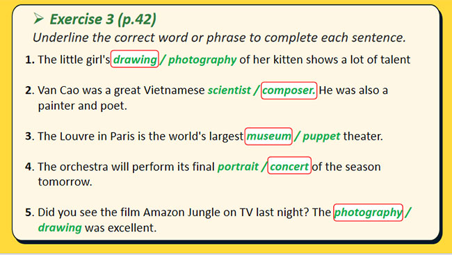 Tiếng Anh 7 Unit 4: A Closer Look 1