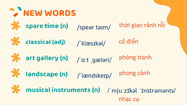 Tiếng Anh 7 Unit 4: Getting Started