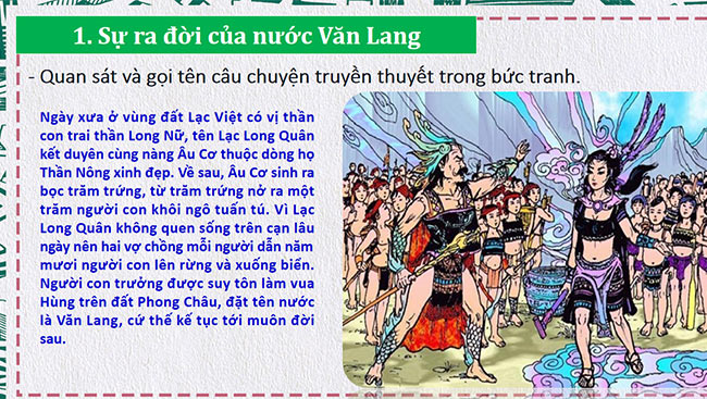 PowerPoint Lịch sử - Địa lí 5 Nước Văn Lang, Âu Lạc