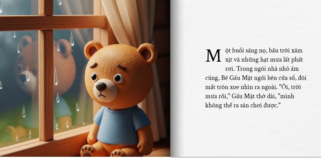 Bộ sách lật truyện tranh AI cho mầm non