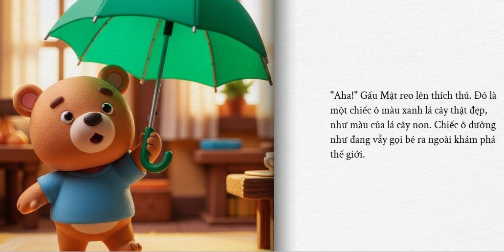 Bộ sách lật truyện tranh AI cho mầm non