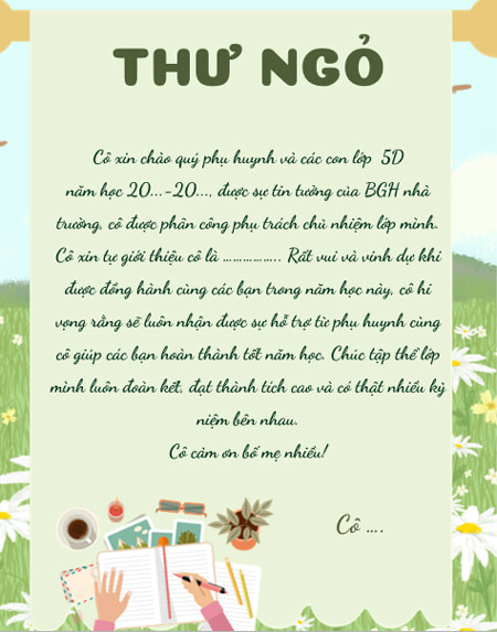 Thư ngỏ gửi phụ huynh học sinh