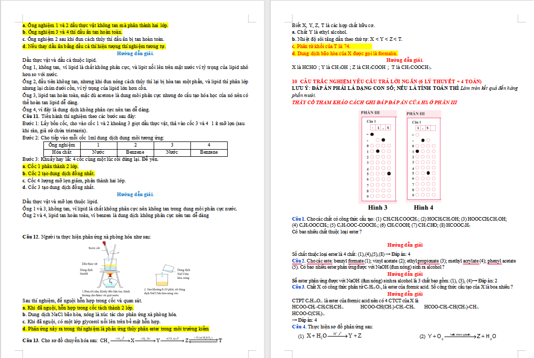 Trắc nghiệm đúng sai Hóa học 12 Kết nối tri thức