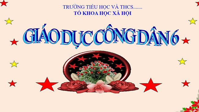 PowerPoint GDCD 6 Tự nhận thức bản thân