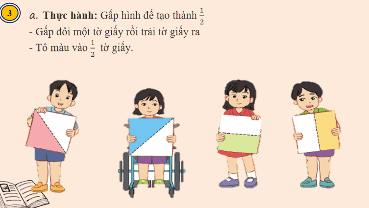 Giáo án Toán 3: Một phần hai. Một phần tư Cánh Diều