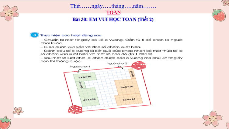 Giáo án Toán 3: Em vui học toán trang 65 Cánh Diều