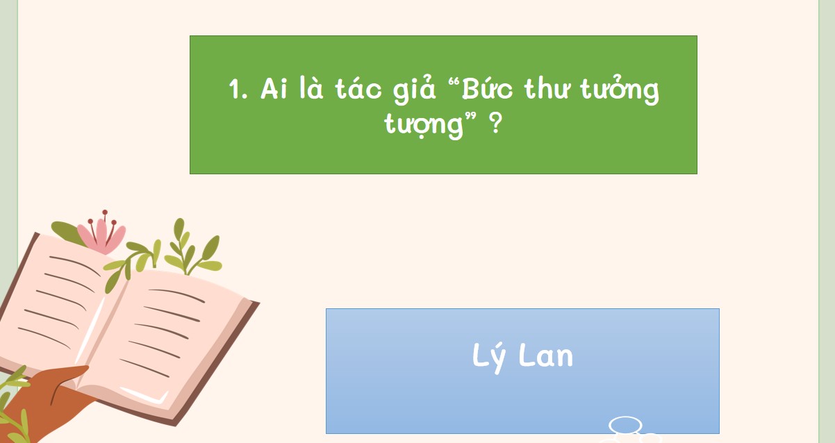 PowerPoint Bài Bức thư tưởng tượng Văn 9 CTST