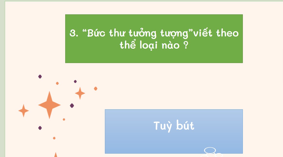 PowerPoint Bài Bức thư tưởng tượng Văn 9 CTST