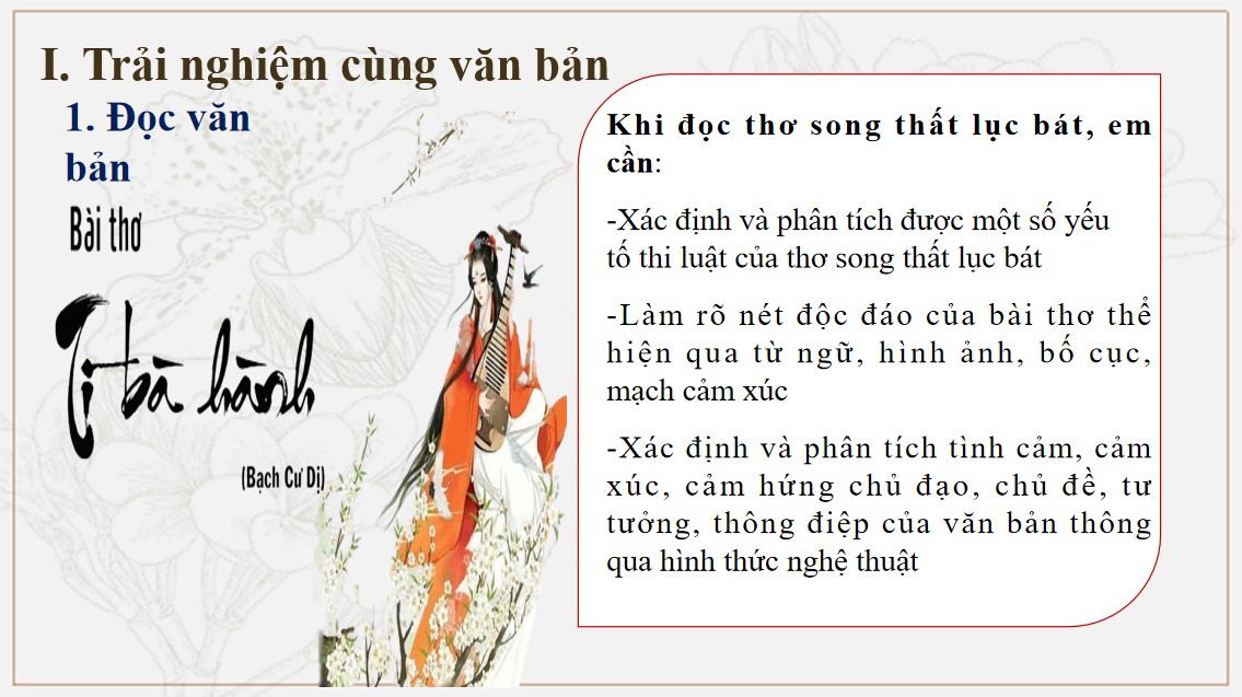 PowerPoint Bài Tì bà hành Văn 9 CTST