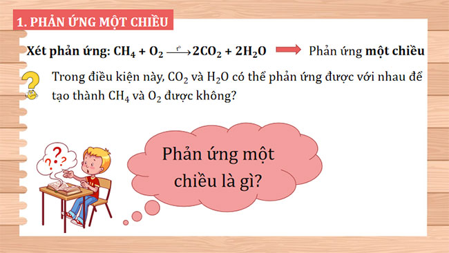  Khái niệm về cân bằng hoá học