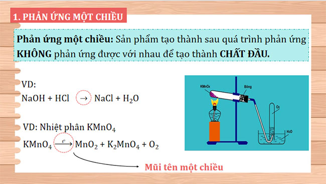  Khái niệm về cân bằng hoá học