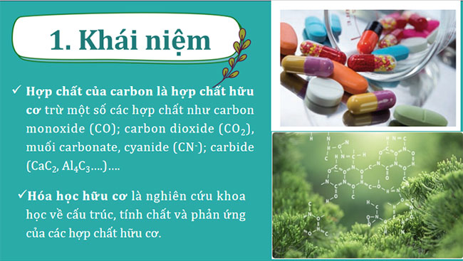  Hợp chất hữu cơ và hoá học hữu cơ