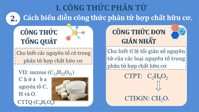  Công thức phân tử hợp chất hữu cơ