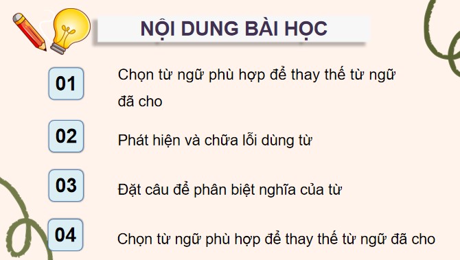 PowerPoint Luyện từ và câu: Luyện tập sử dụng từ ngữ