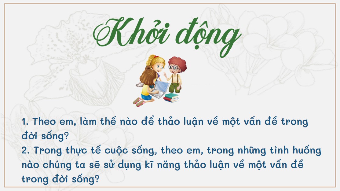 PowerPoint Bài Thảo luận về một vấn đề trong đời sống Văn 9 CTST