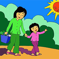 PowerPoint Tiếng Việt 3 Bài 4: Kể chuyện em và người thân