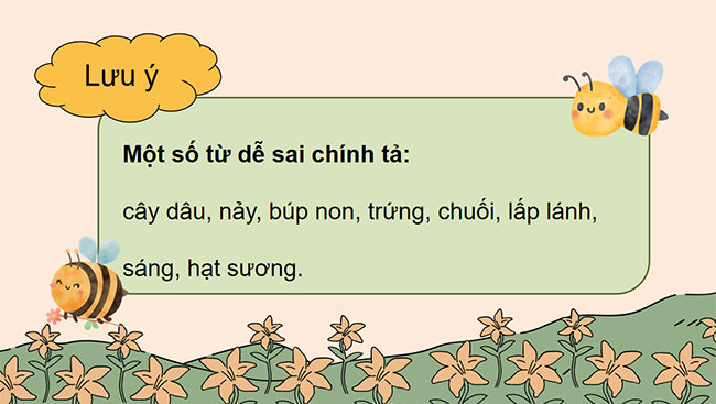 PowerPoint Nghe - viết Trong đêm bé ngủ