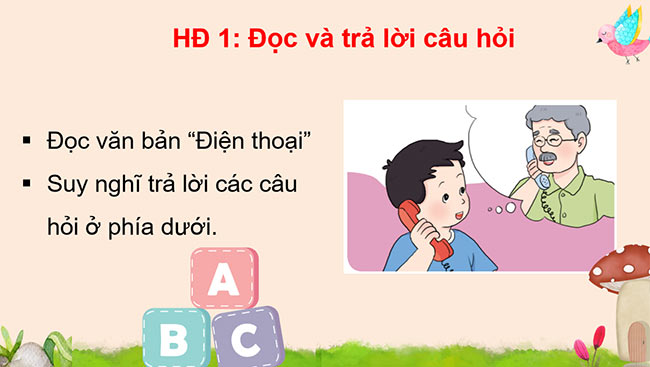 PowerPoint Trao đổi Nhận và gọi điện thoại