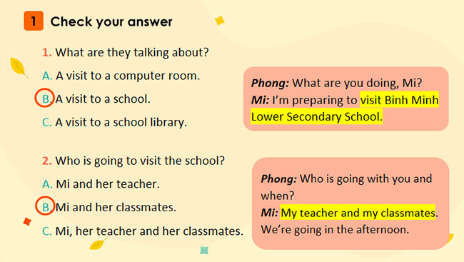 Tiếng Anh 7 Unit 6: Getting Started