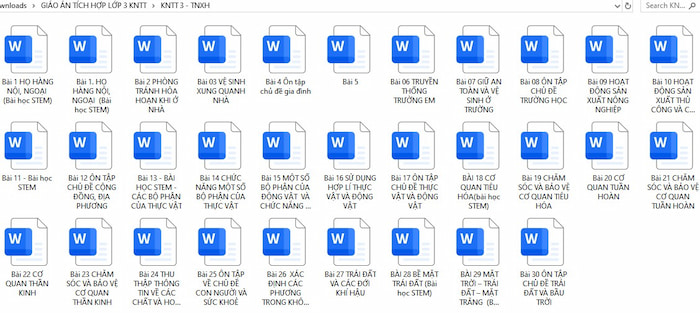 KHBD Tự nhiên xã hội lớp 3 Kết nối tri thức có tích hợp