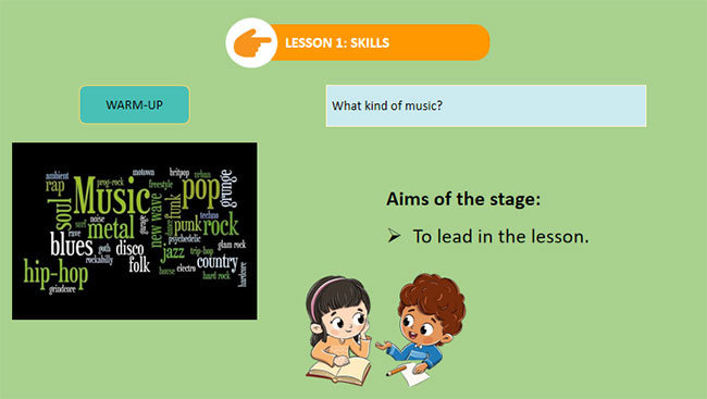 Giáo án Tiếng Anh 7 Review 2: Skills