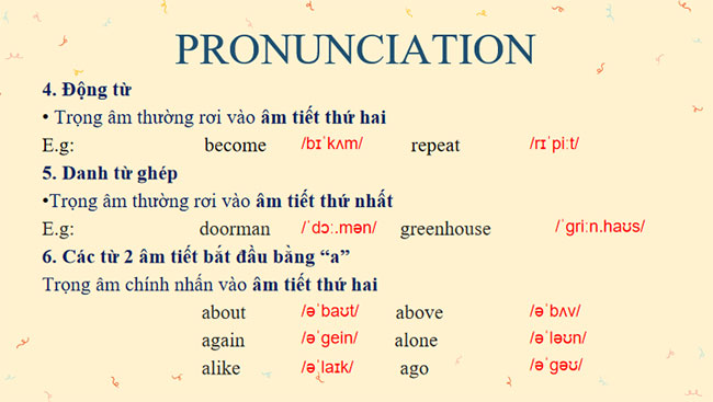 Tiếng Anh 7 Unit 9: Looking Back