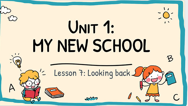 PowerPoint Tiếng Anh 6 Unit 1: Looking Back