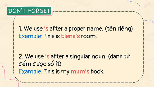 PowerPoint Tiếng Anh 6 Unit 2: A Closer Look 2
