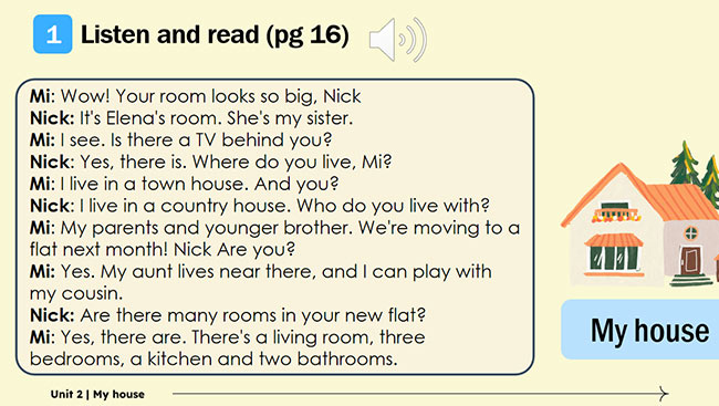 PowerPoint Tiếng Anh 6 Unit 2: Getting Started