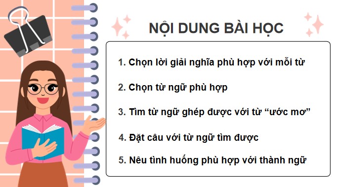 PowerPoint Luyện từ và câu: Mở rộng vốn từ Ước mơ