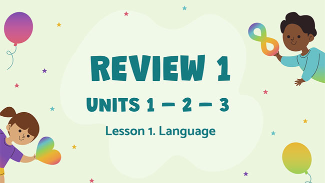 PowerPoint Tiếng Anh 6 Review 1: Language