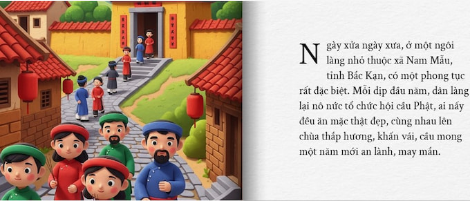 Sách lật truyện tranh Sự tích Hồ Ba Bể