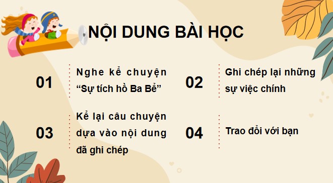 PowerPoint Nói và nghe: Nghe – kể câu chuyện về lòng nhân ái