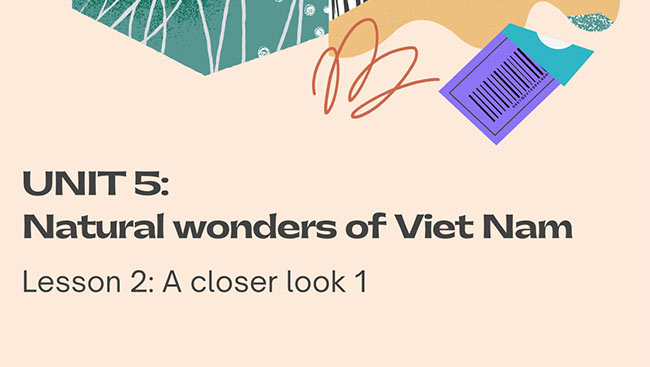 PowerPoint Tiếng Anh 6 Unit 5: A Closer Look 1