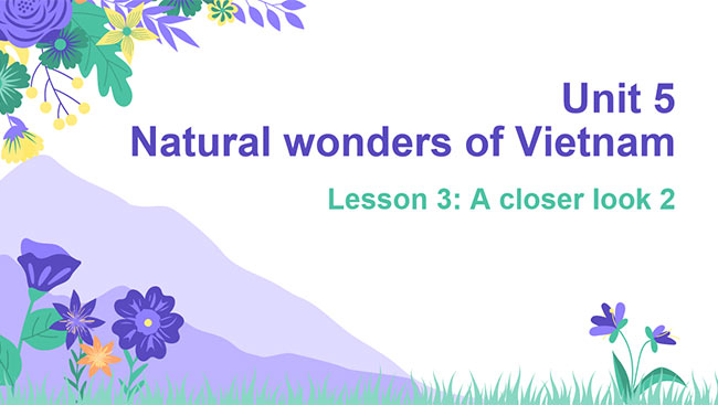 PowerPoint Tiếng Anh 6 Unit 5: A Closer Look 2