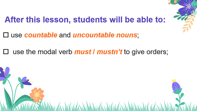 PowerPoint Tiếng Anh 6 Unit 5: A Closer Look 2