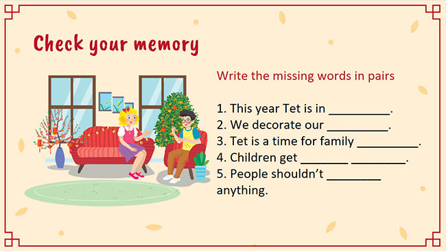 PowerPoint Tiếng Anh 6 Unit 6: Getting Started