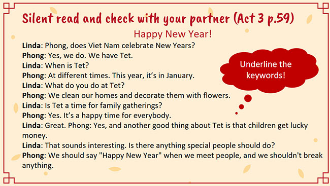 PowerPoint Tiếng Anh 6 Unit 6: Getting Started