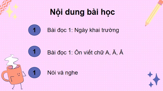 PPT Bài 1. Chào năm học mới