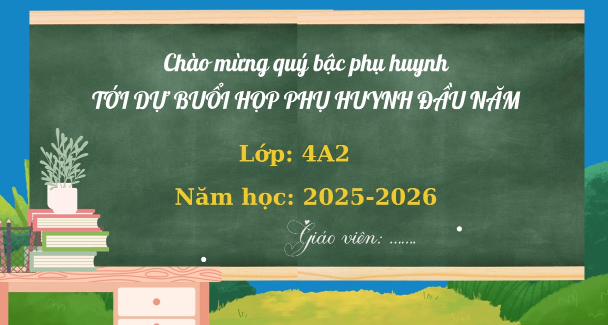 PPT họp phụ huynh đầu năm học tích hợp AI