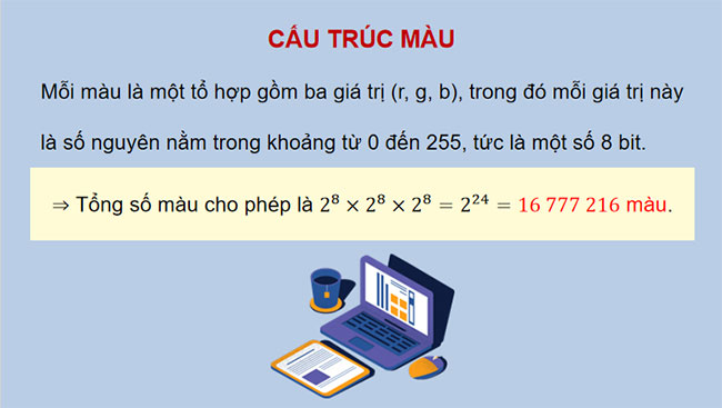 Tạo màu cho chữ và nền