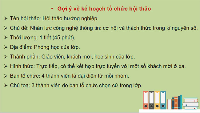 Hội thảo hướng nghiệp